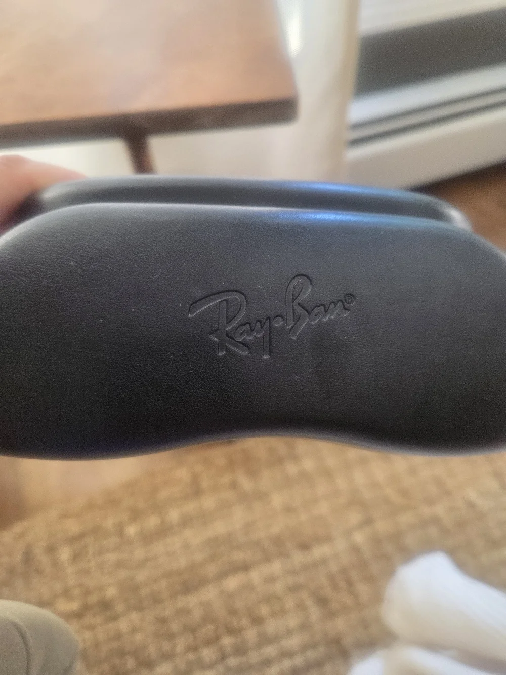 Ray-Ban Sunglasses Case in Black and Light Gray